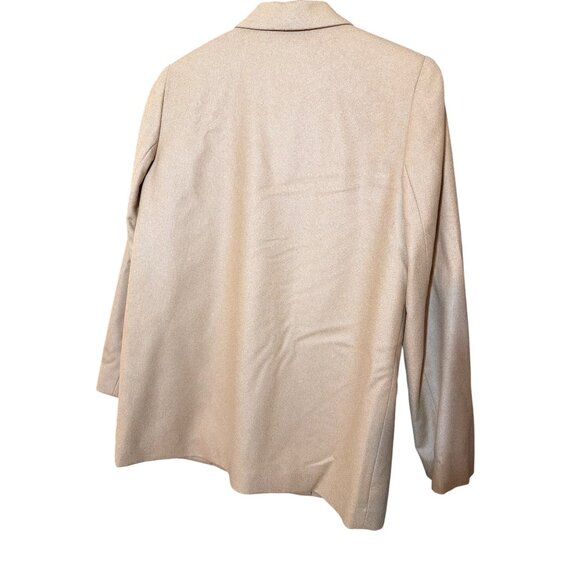 Vtg Sag Harbor Camel Blazer 100% Wool Single Button Lined Jacket Sz 6P NWT - Picture 5 of 6